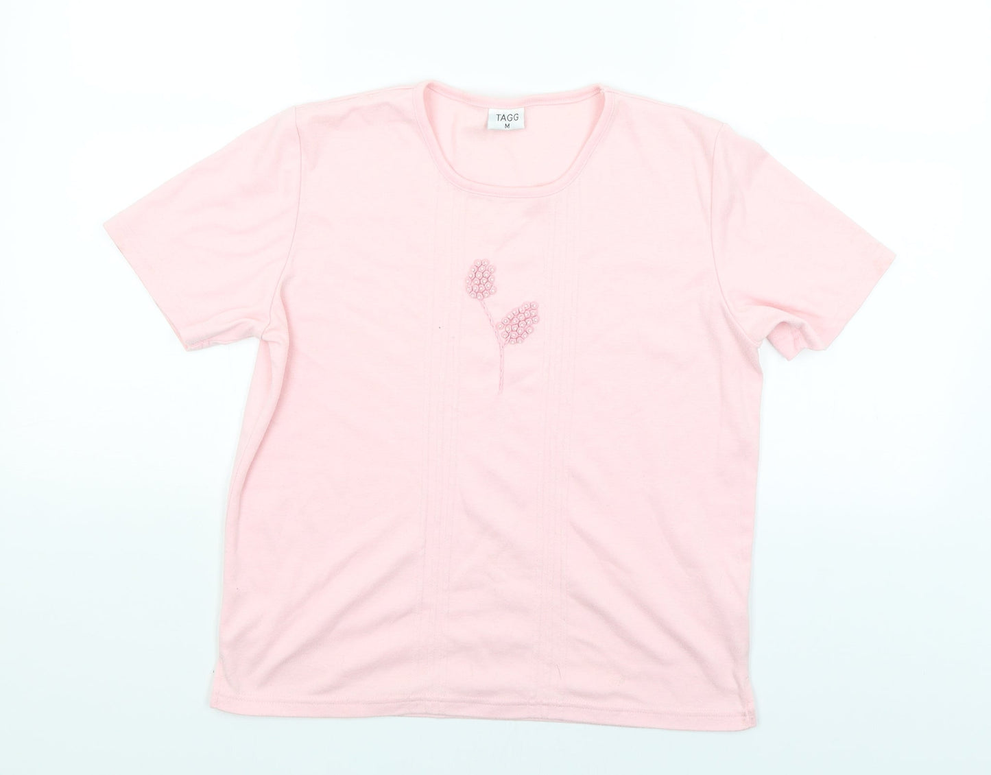 Tagg Womens Pink   Basic T-Shirt Size M