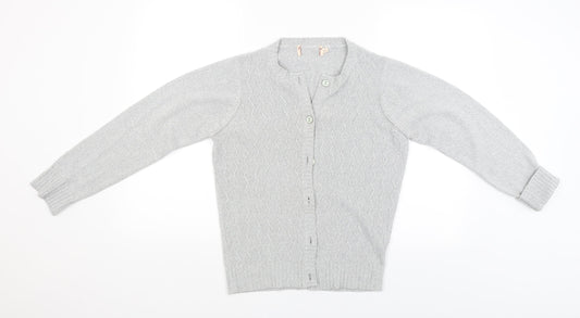 Preworn Womens Grey   Cardigan Jumper Size S