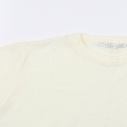 Classics Womens Beige   Pullover Jumper Size M