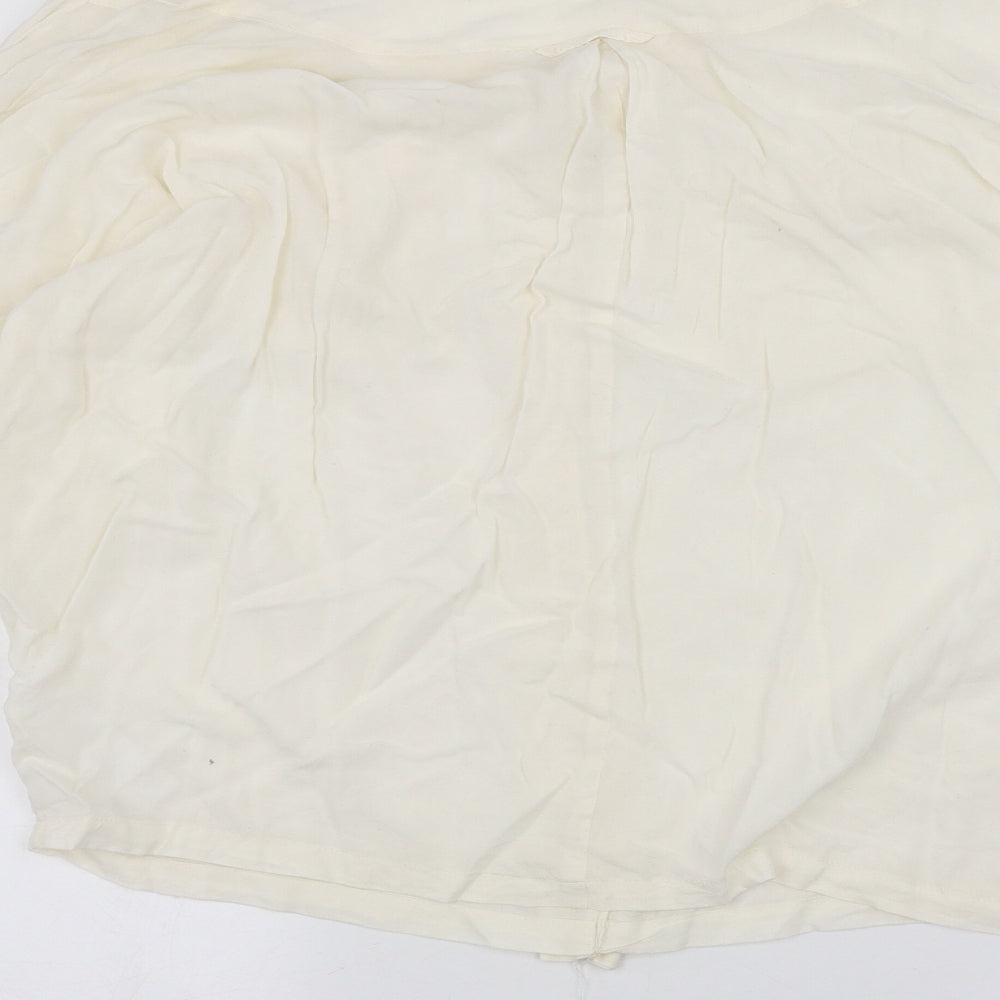 New Look Womens White   Basic T-Shirt Size 8