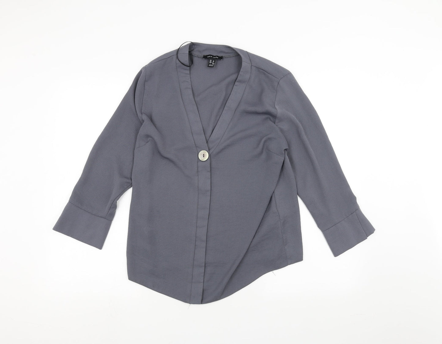 New Look Womens Grey   Jacket Coatigan Size 10