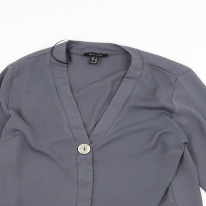 New Look Womens Grey   Jacket Coatigan Size 10