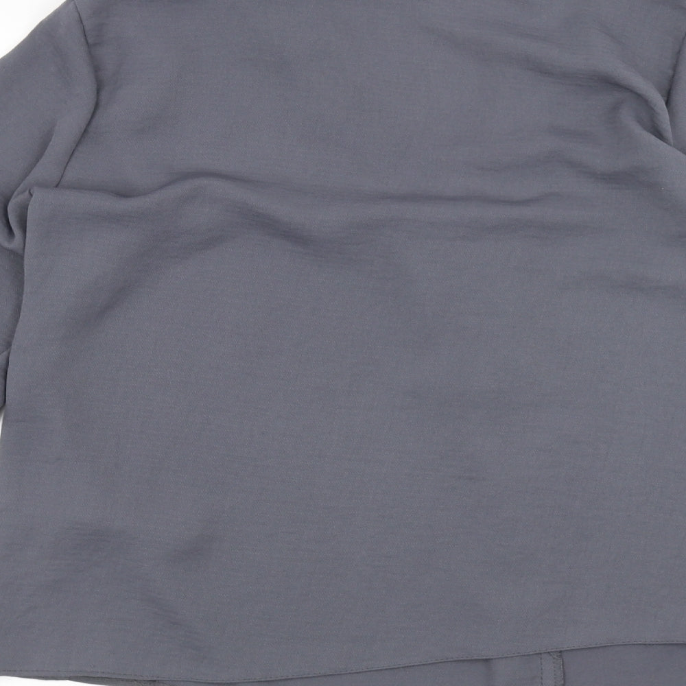 New Look Womens Grey   Jacket Coatigan Size 10