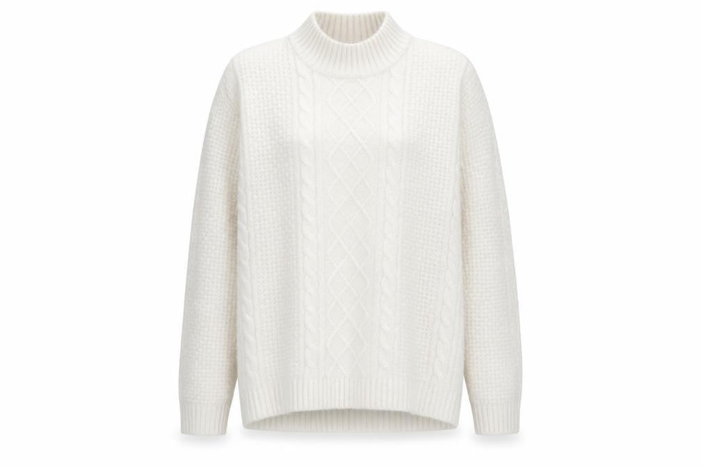 Peacocks Womens White   Pullover Jumper Size M