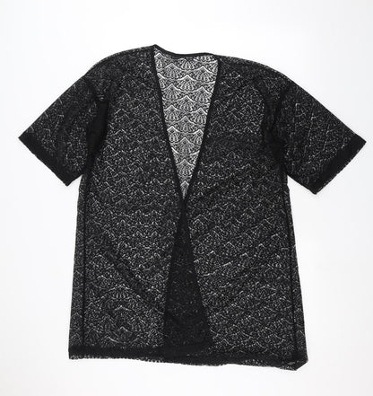 Additional front view of Atmosphere women’s black jacket coatigan, size S
