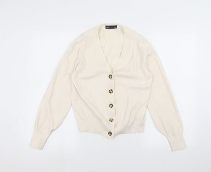 Marks & Spencer Womens White   Jacket Coatigan Size S