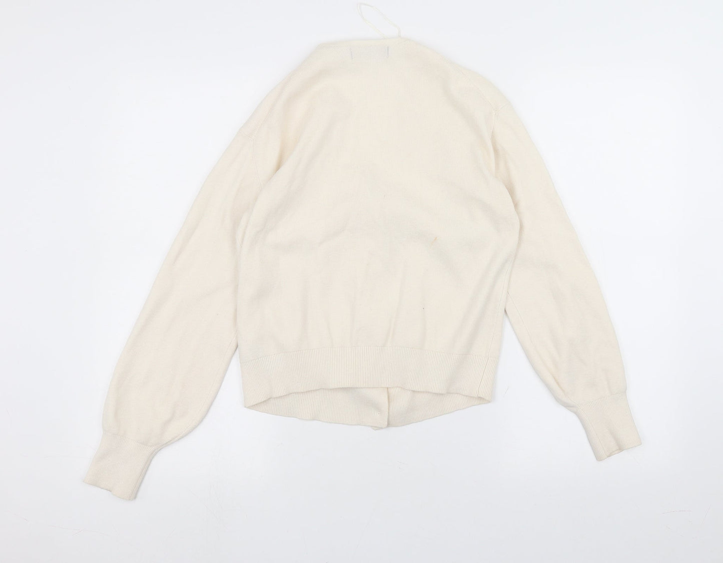 Marks and Spencer Womens White   Jacket Coatigan Size S