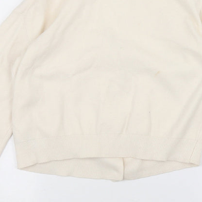 Marks & Spencer Womens White   Jacket Coatigan Size S
