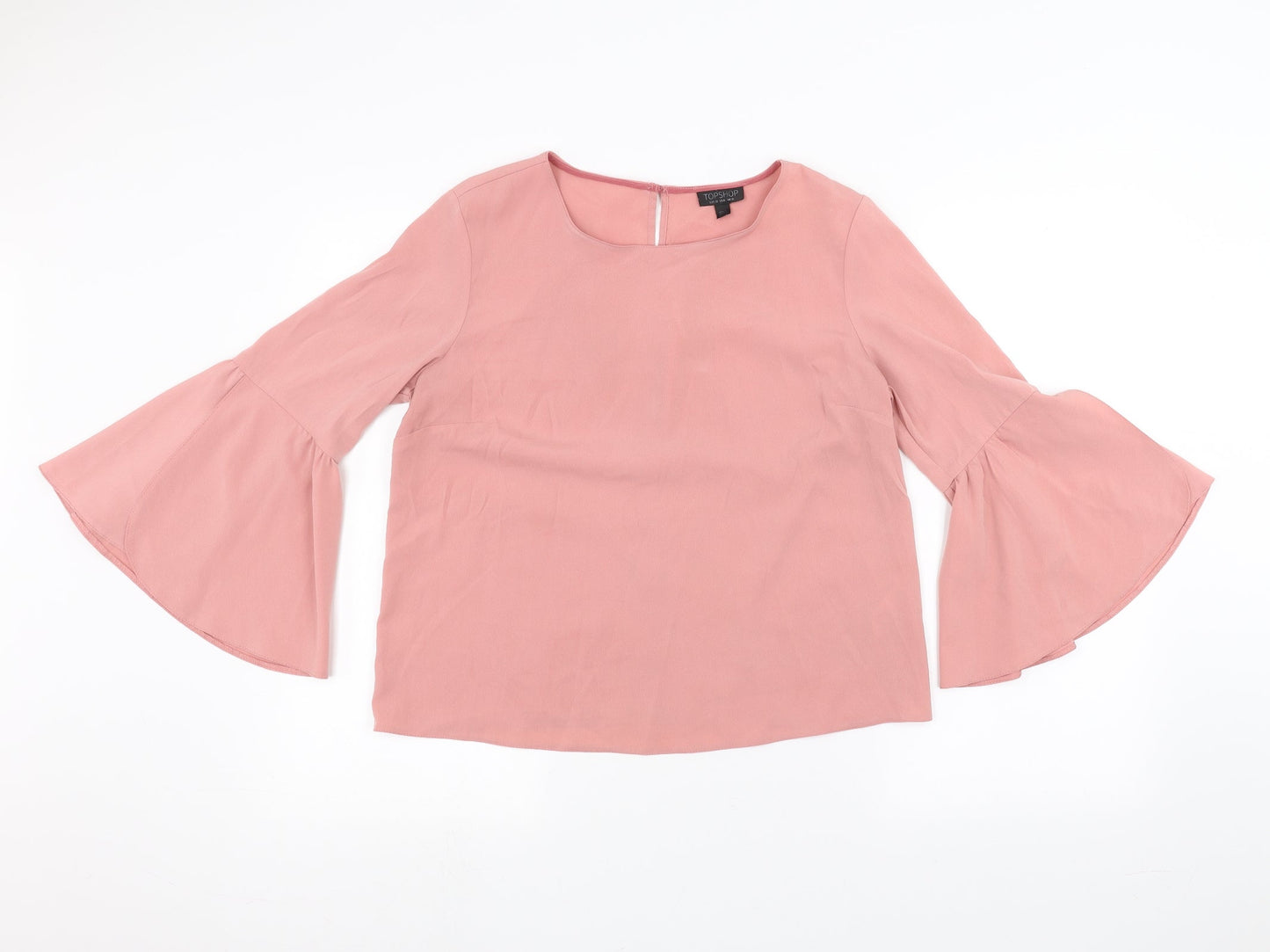 Topshop Womens Pink   Basic T-Shirt Size 10