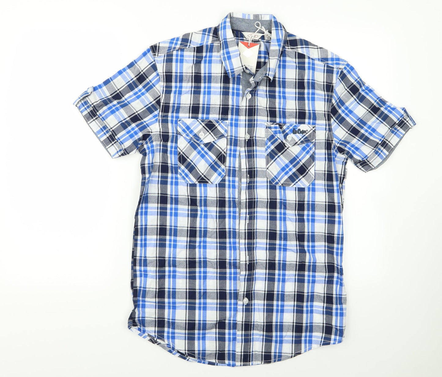 Lee Cooper Mens Blue    Button-Up Size S