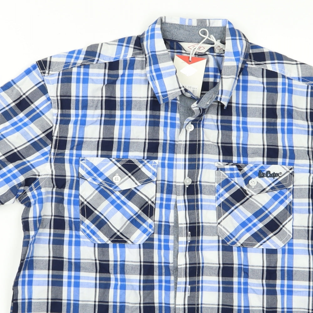 Lee Cooper Mens Blue    Button-Up Size S