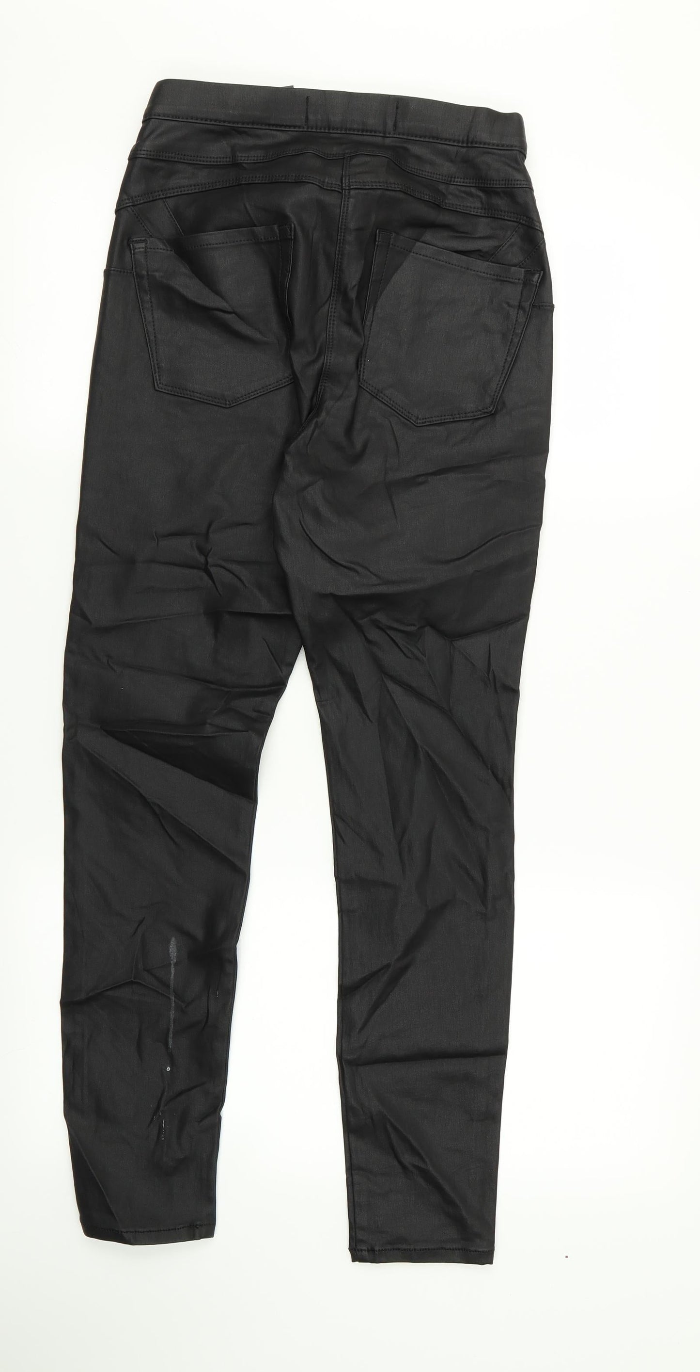 NEXT Womens Black   Trousers  Size 12 L21 in