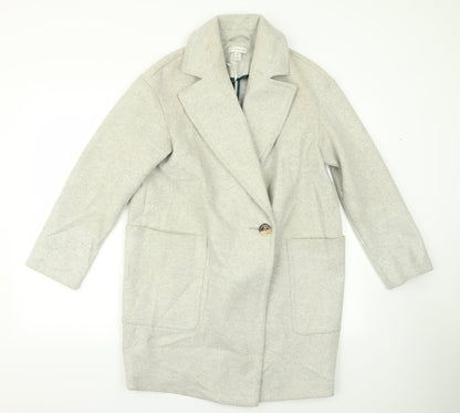Topshop Womens Grey   Jacket  Size 6