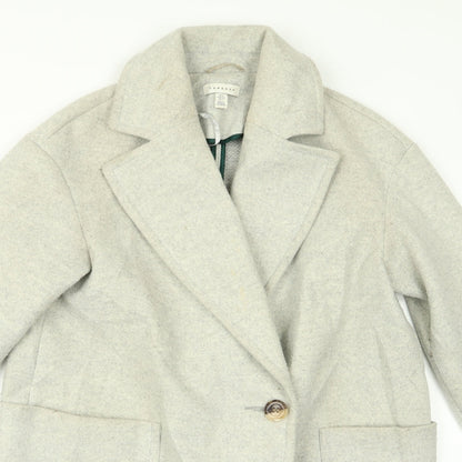 Topshop Womens Grey   Jacket  Size 6