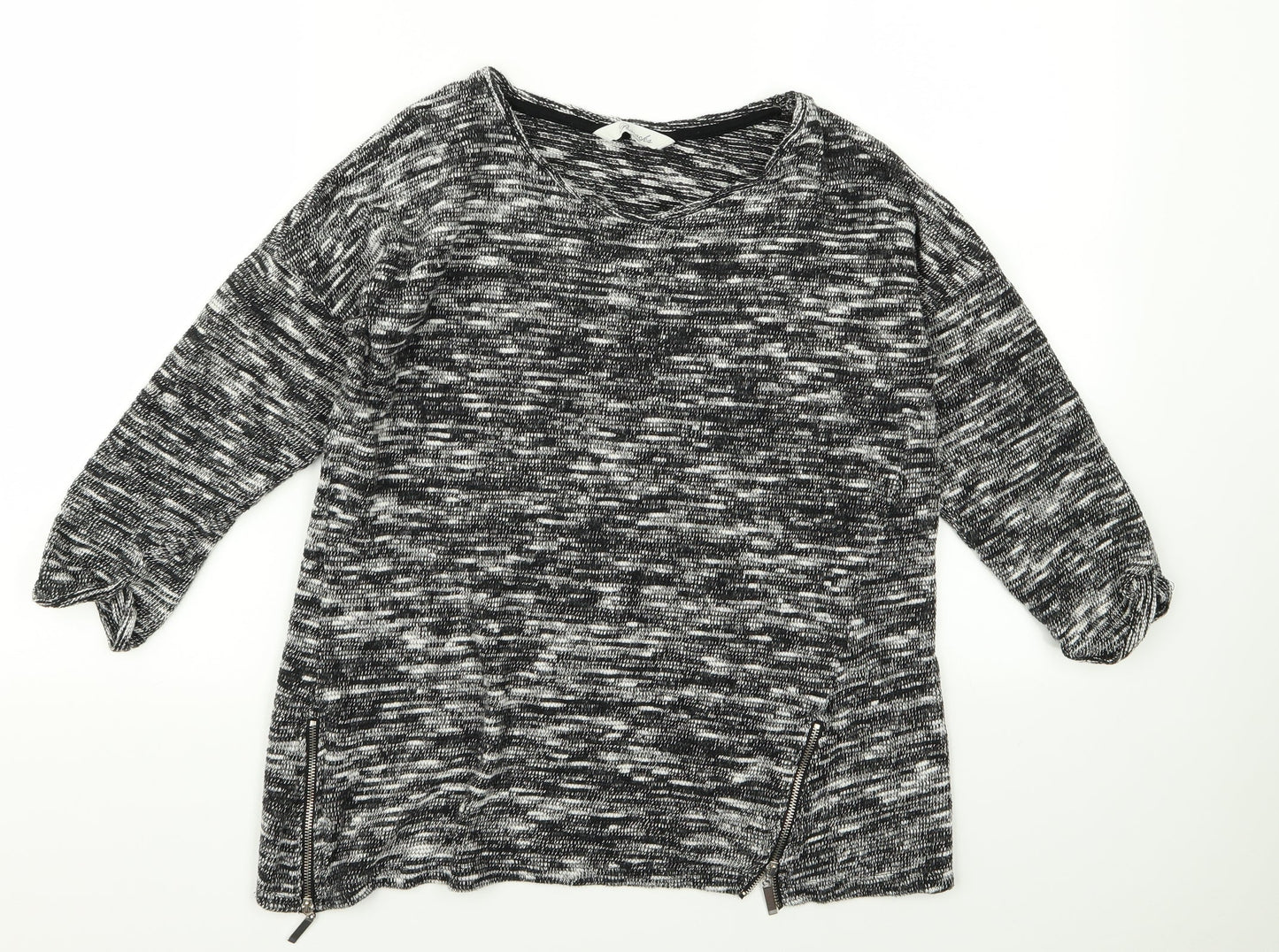 Peacocks Womens Grey   Pullover Jumper Size 12