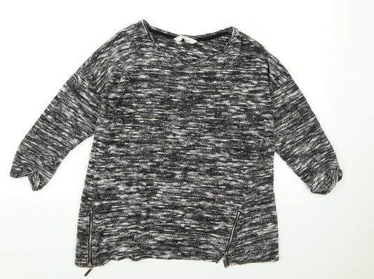 Peacocks Womens Grey   Pullover Jumper Size 12