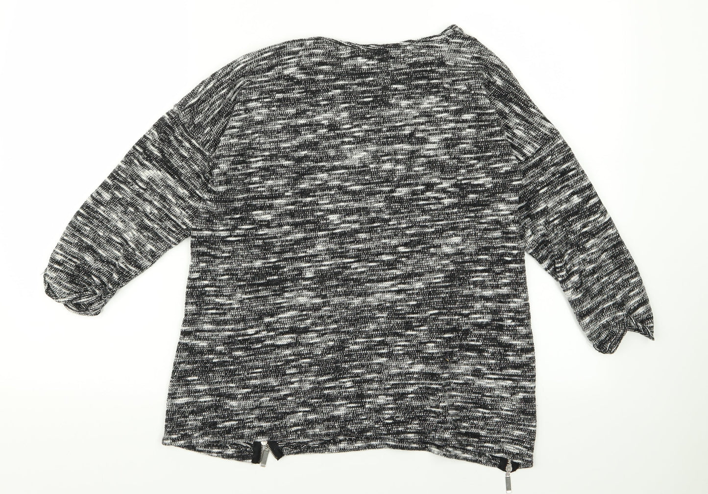 Peacocks Womens Grey   Pullover Jumper Size 12