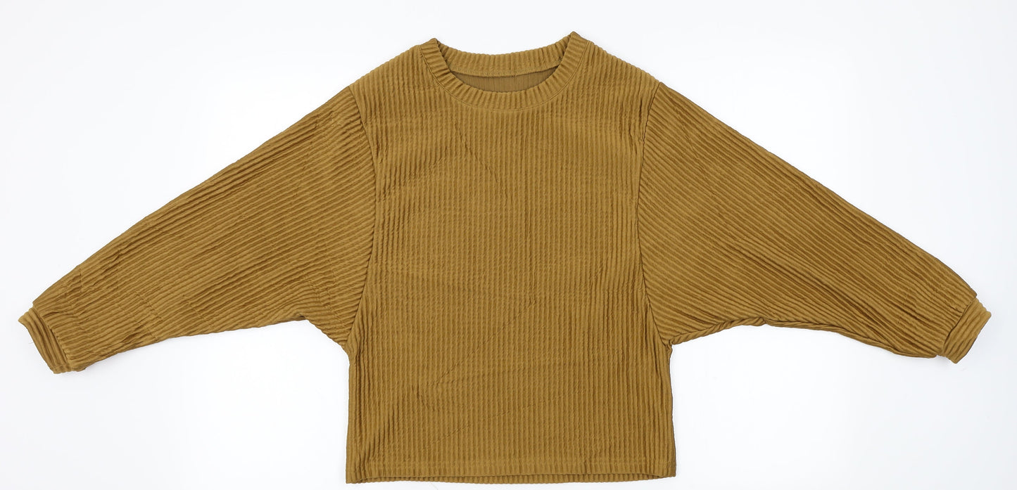 Preworn Womens Gold   Pullover Jumper Size M
