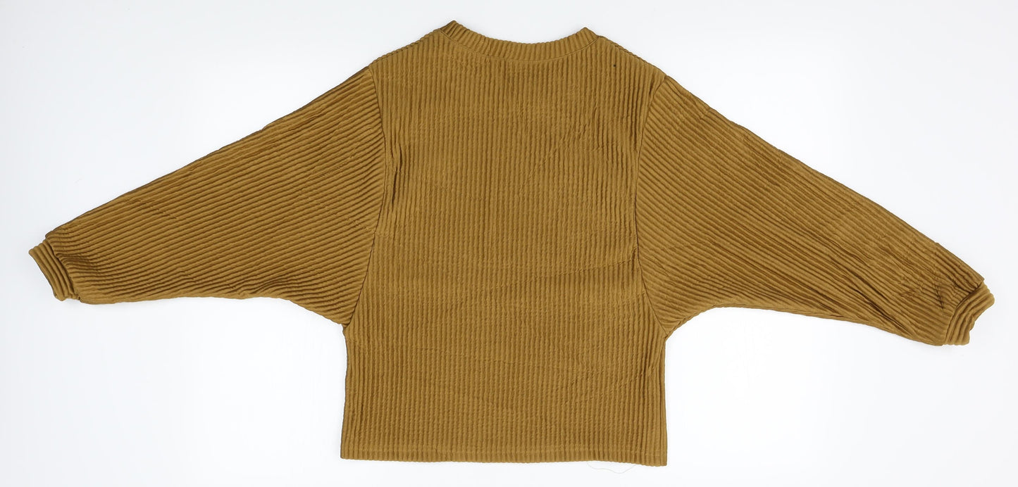Preworn Womens Gold   Pullover Jumper Size M