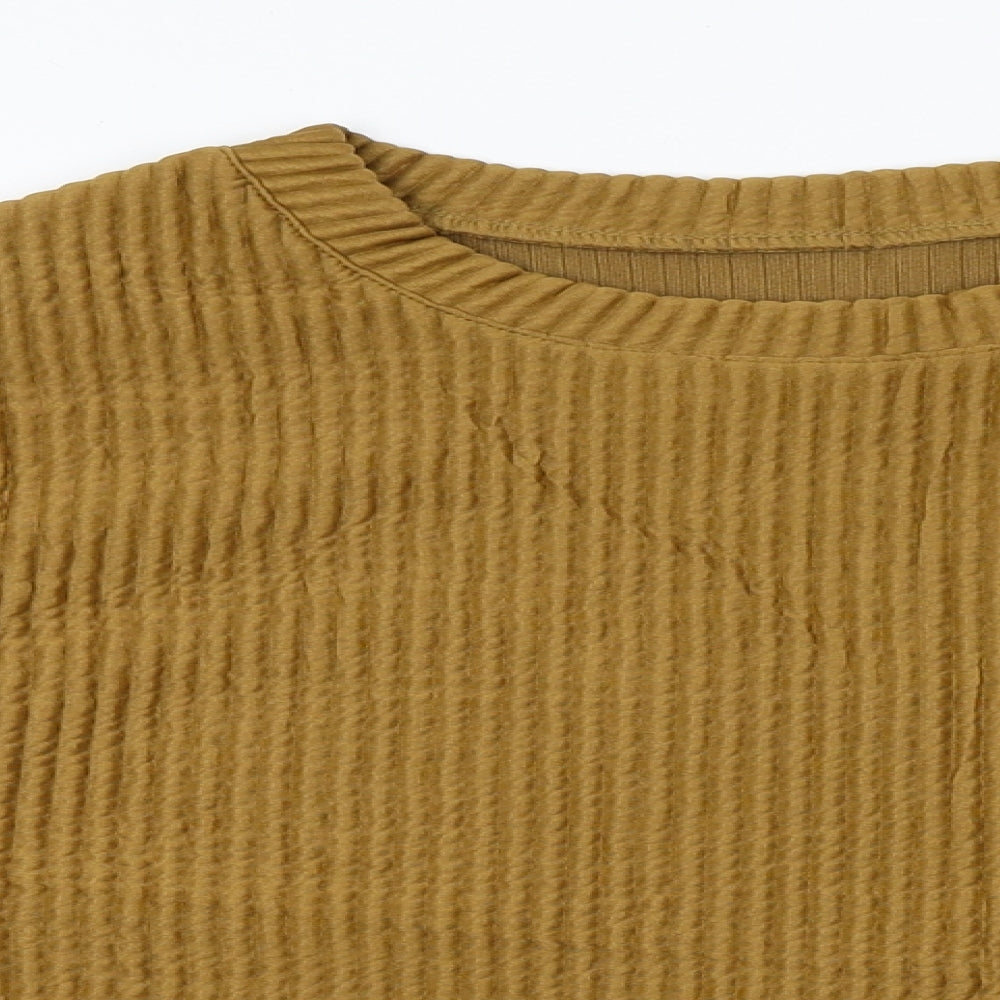 Preworn Womens Gold   Pullover Jumper Size M