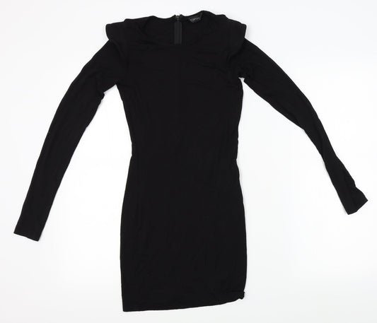 Topshop Womens Black   Pencil Dress  Size 6