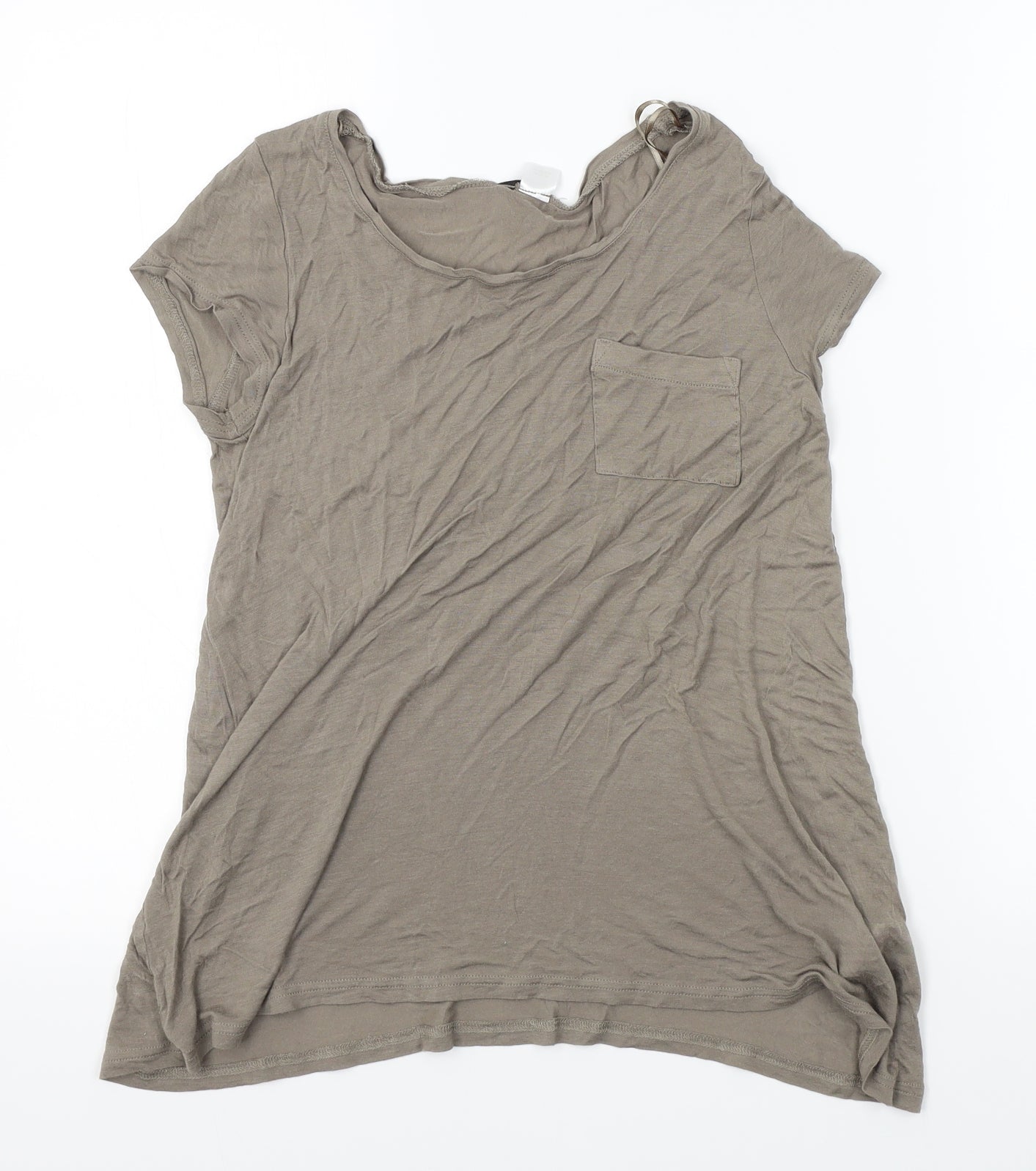 H&M Womens Grey   Basic T-Shirt Size S