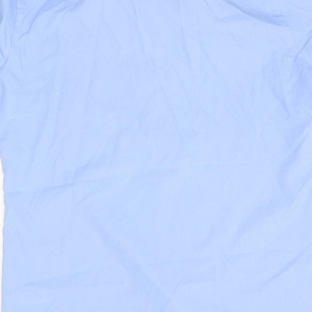 trutex Mens Blue    Button-Up One Size  - 32in
