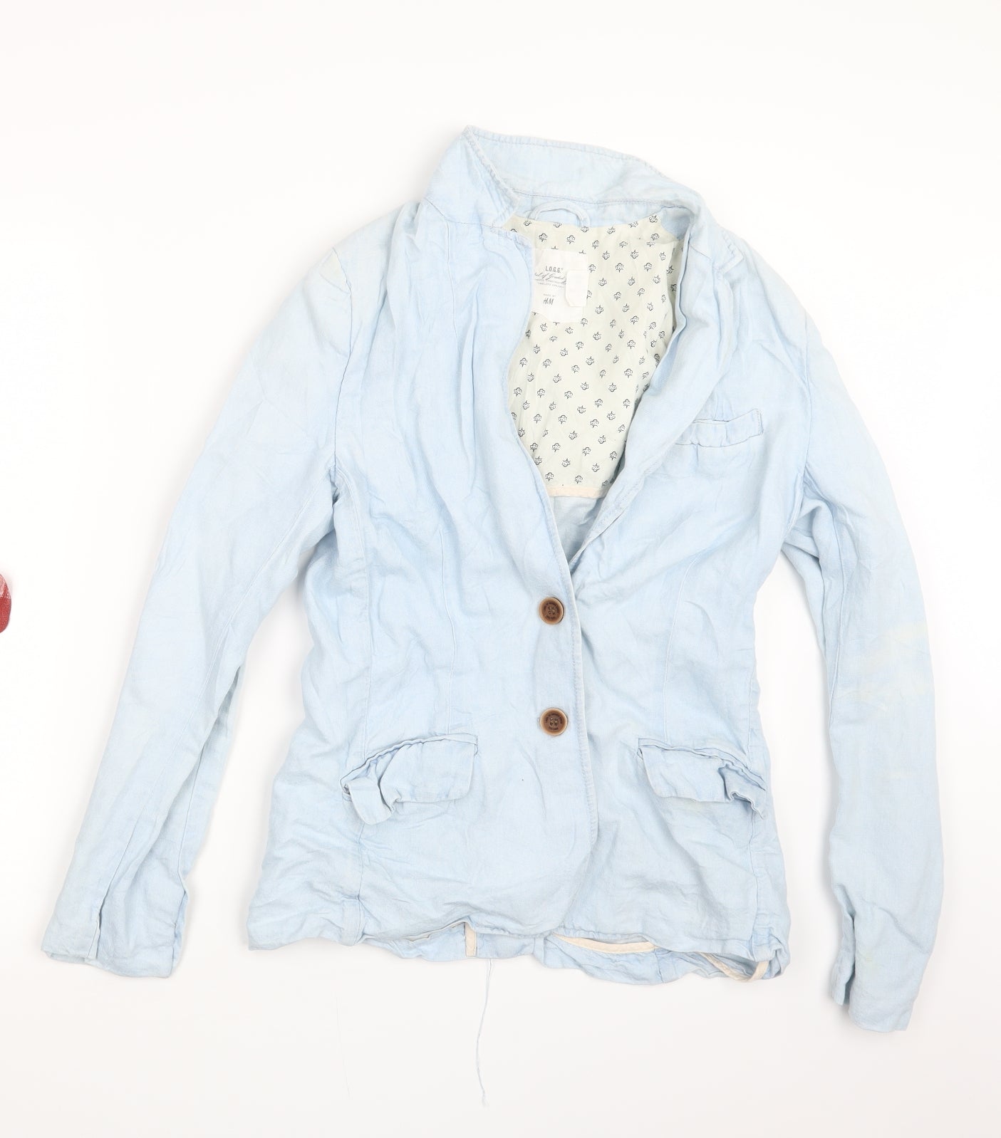 H&M Womens Blue   Jacket  Size 10