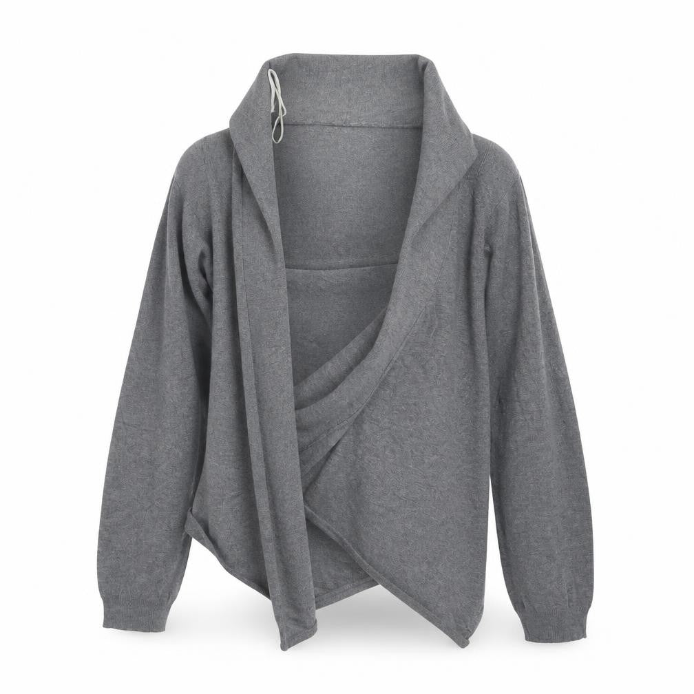 Dorothy Perkins Womens Grey   Cape Jumper Size 10