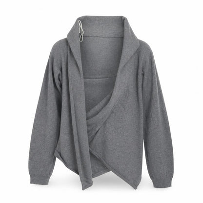 Dorothy Perkins Womens Grey   Cape Jumper Size 10