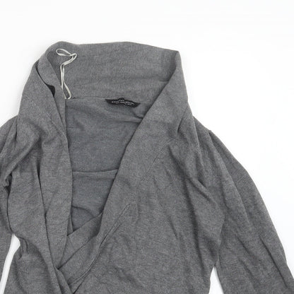 Dorothy Perkins Womens Grey   Cape Jumper Size 10