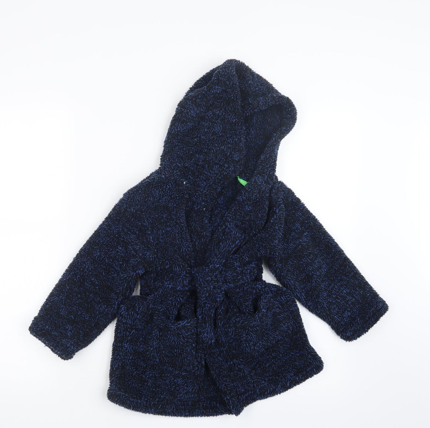 Matalan Boys Blue Geometric   Robe Size 3-4 Years