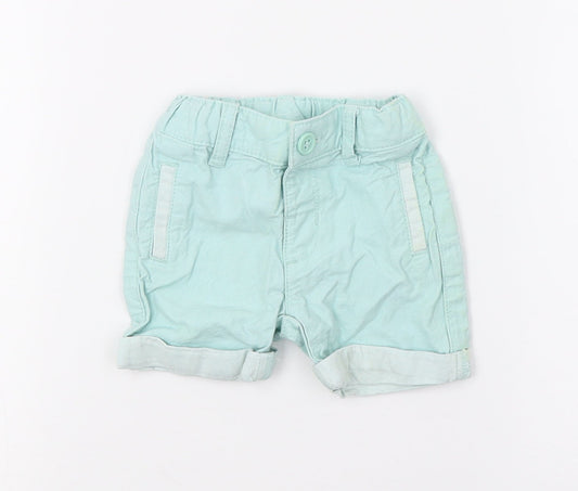 Matalan Girls Blue    Trousers Size 0-3 Months  - shorts