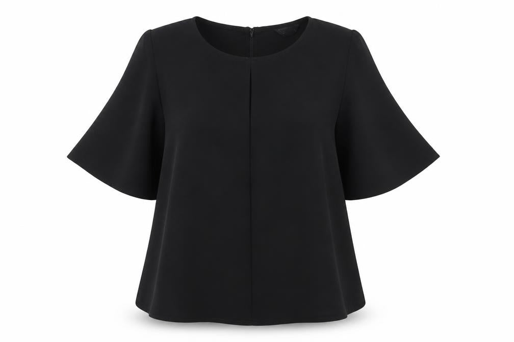 Topshop Womens Black   Basic T-Shirt Size 10