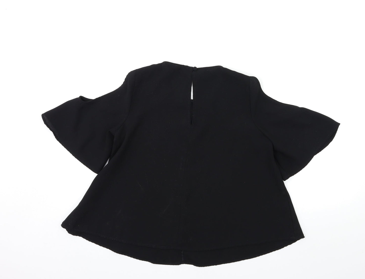 Topshop Womens Black   Basic T-Shirt Size 10
