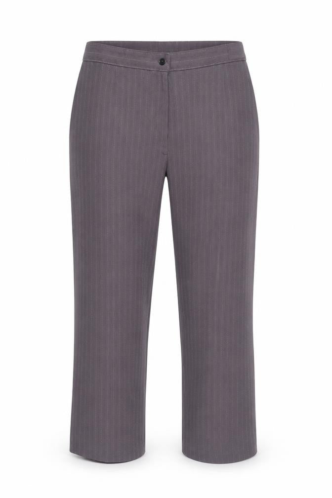 Preworn Womens Purple Striped  Trousers  Size 36 in L28 in