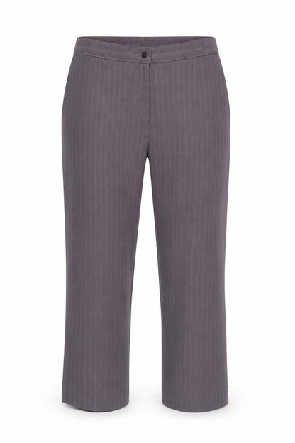 Preworn Womens Purple Striped  Trousers  Size 36 in L28 in