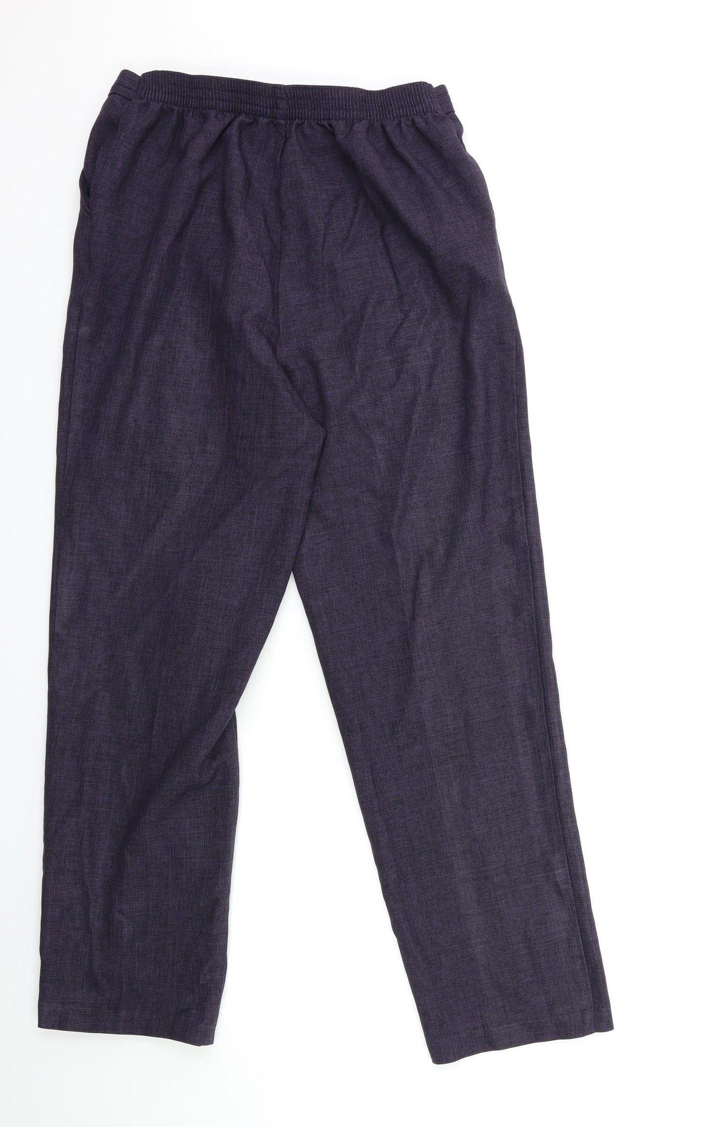 Preworn Womens Purple  Rayon Trousers  Size 28 in L28 in