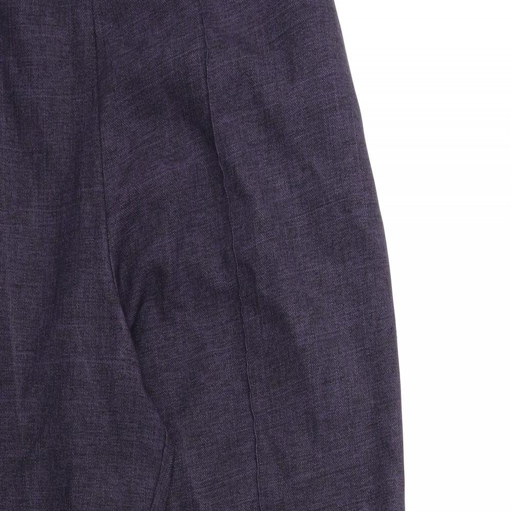 Preworn Womens Purple  Rayon Trousers  Size 28 in L28 in
