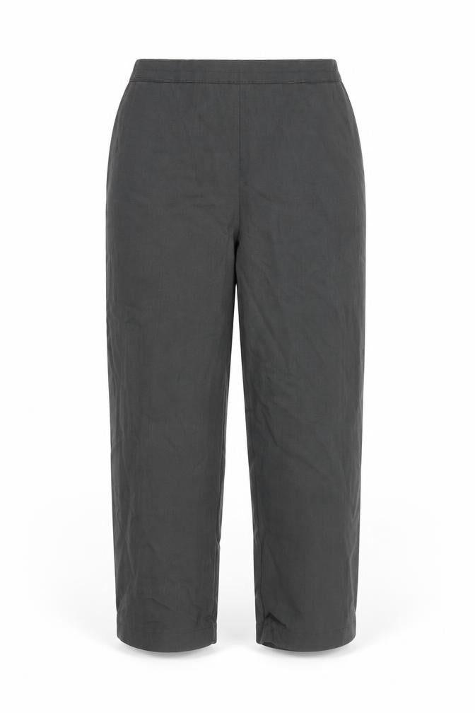 Preworn Womens Grey Striped  Trousers  Size 28 in L25 in