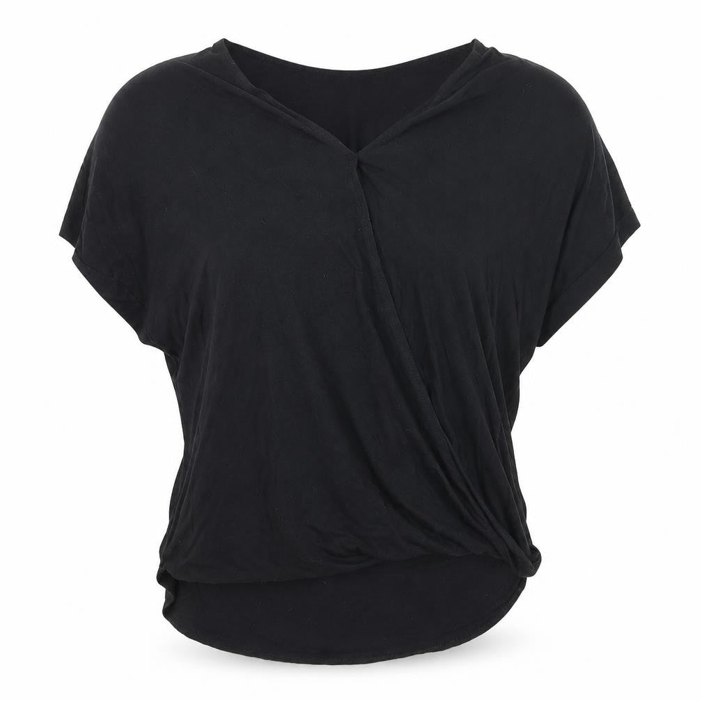 New Look Womens Black  Jersey Basic T-Shirt Size 10