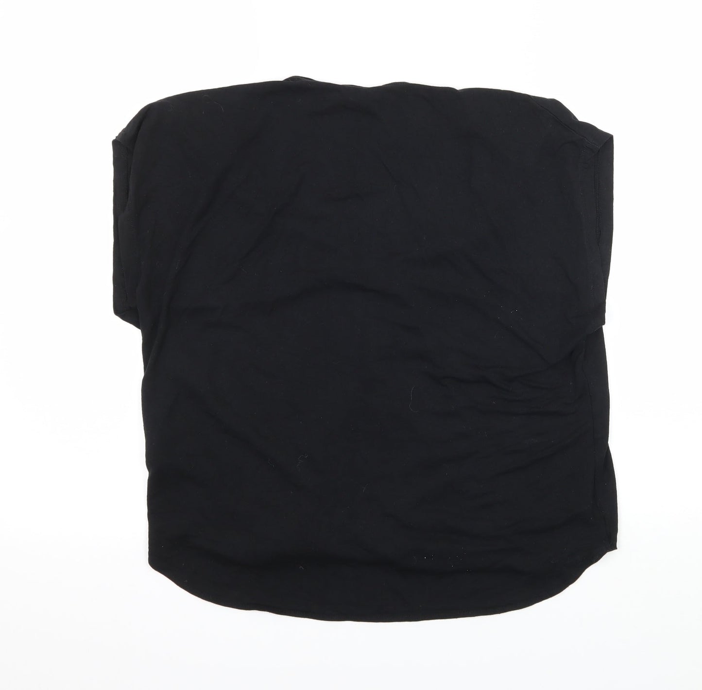 New Look Womens Black  Jersey Basic T-Shirt Size 10