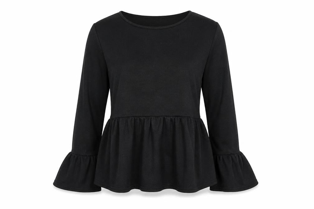 Boohoo Womens Black  Knit Pullover Jumper Size 10