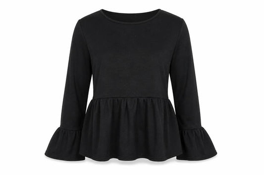 Boohoo Womens Black  Knit Pullover Jumper Size 10