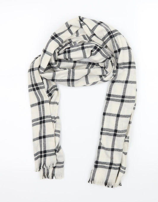 Prewor Womens Ivory Check   Scarf