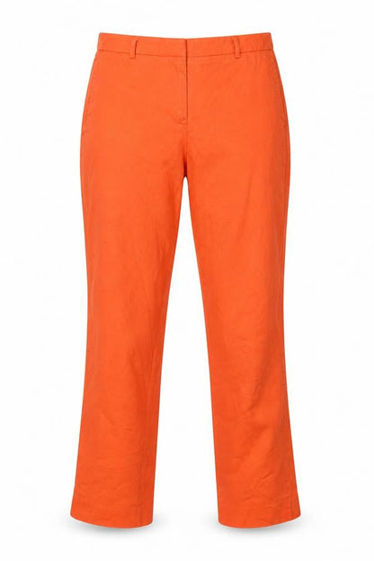 R Essentiel Womens Orange   Chino Trousers Size 10 L26 in