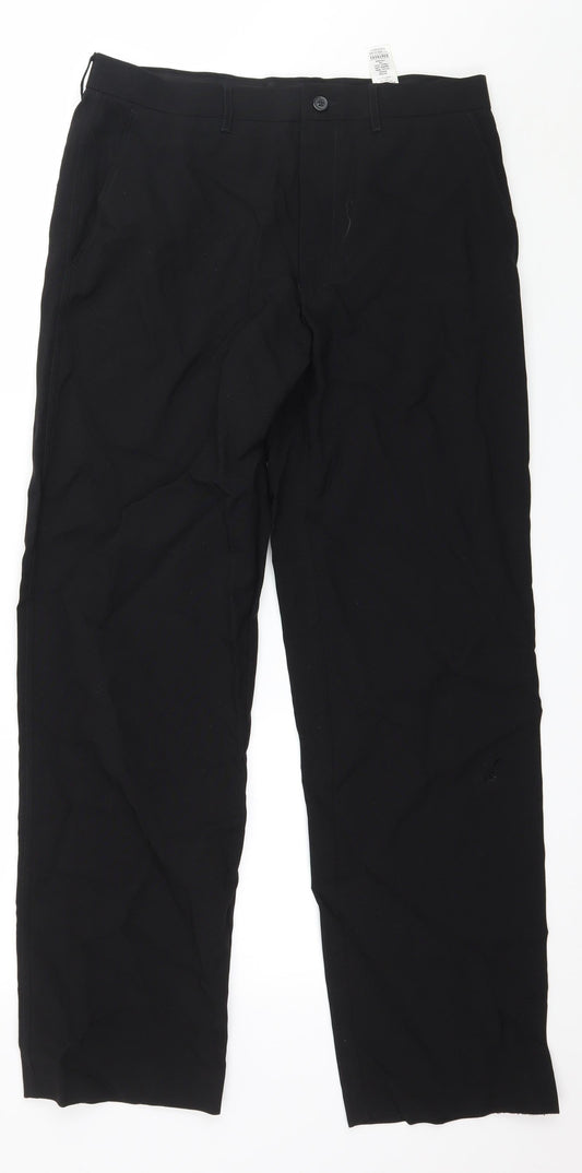 Marks and Spencer Womens Black   Trousers  Size 32 in L31 in