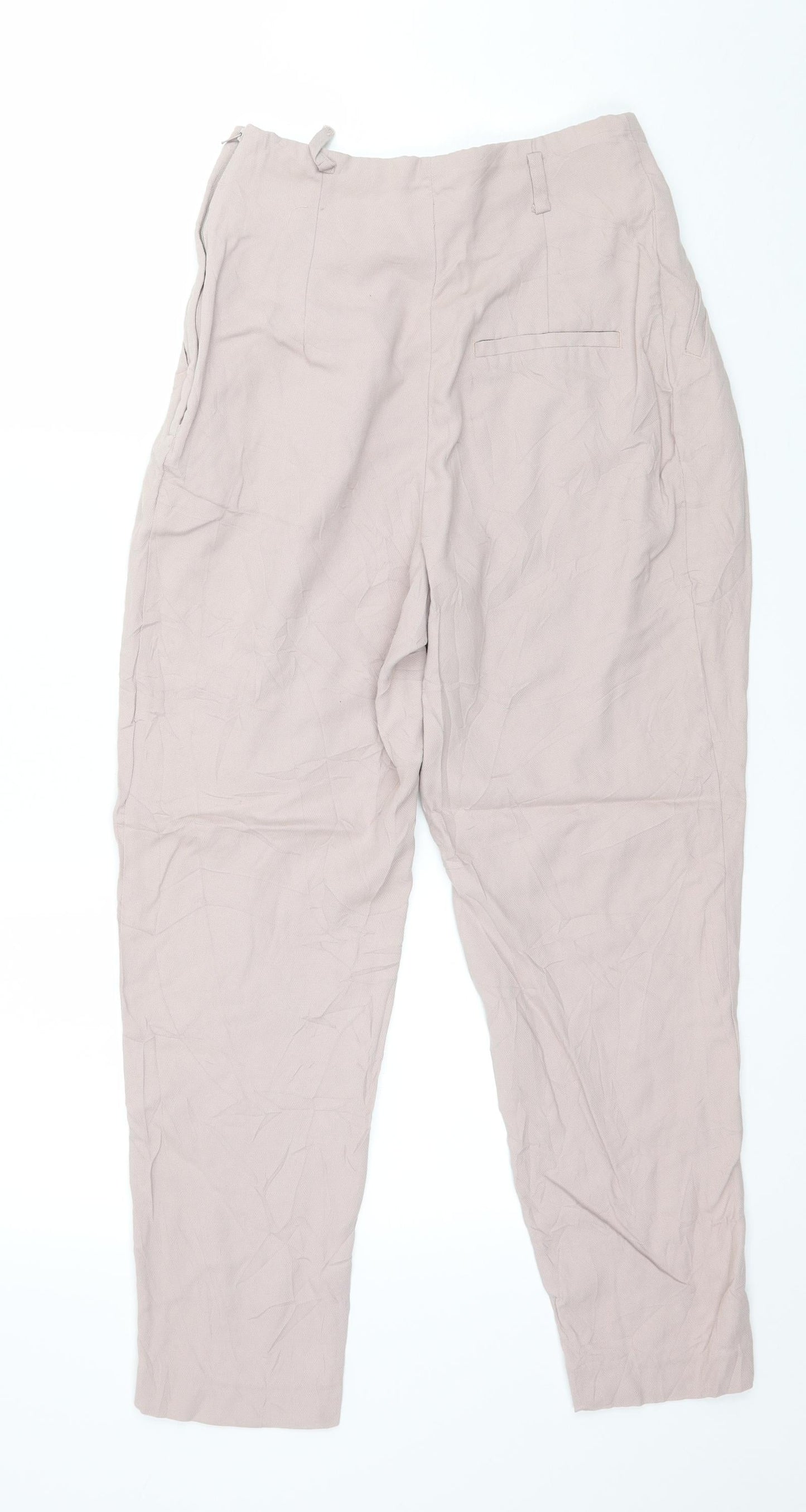 H&M Womens Pink   Trousers  Size 8 L23 in