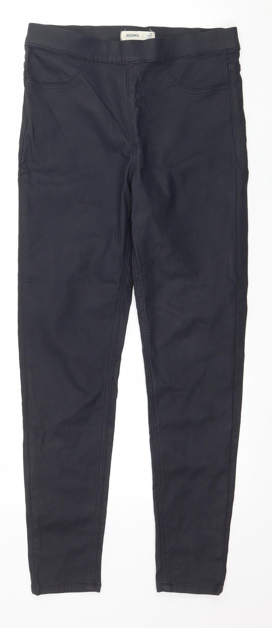 Marks and Spencer Womens Blue   Trousers  Size 10 L27 in