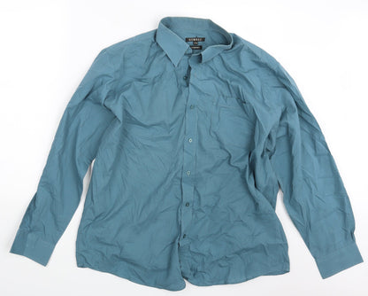 George Mens Green    Button-Up One Size